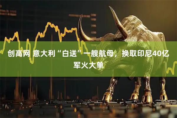创高网 意大利“白送”一艘航母，换取印尼40亿军火大单